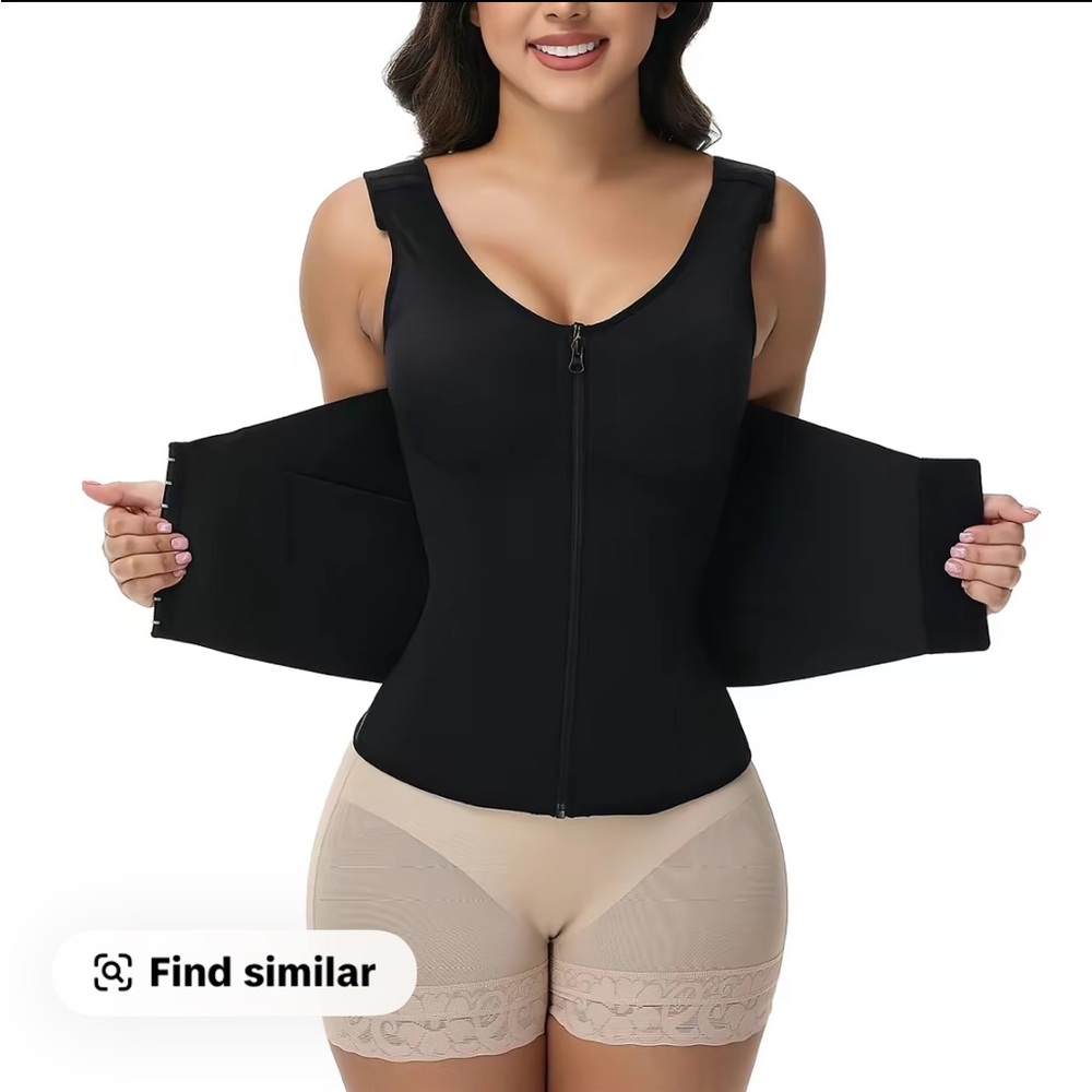 Black Women's Shapewear Vest